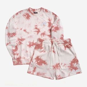 Malbon Pink and White sweater